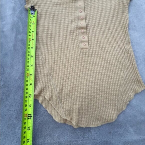 Free People Intimately One Of The Girls Baby Tee Ginger Sugar XS - Picture 9 of 10